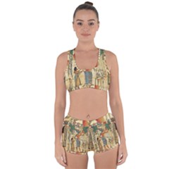 Egyptian Man Sun God Ra Amun Racerback Boyleg Bikini Set