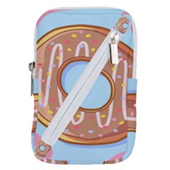 Dessert Food Donut Sweet Decor Chocolate Bread Belt Pouch Bag (large)