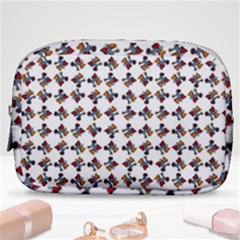 Mixed Abstract Colors Pattern Make Up Pouch (small)