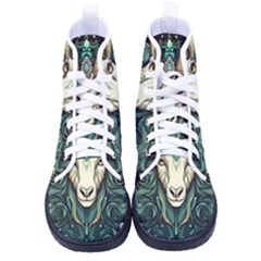 Capricorn Star Sign High-top Canvas Sneakers