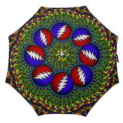 Grateful Dead Pattern Straight Umbrellas by Wav3s