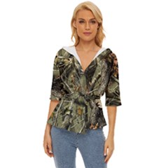 Realtree Camo Seamless Pattern Lightweight Drawstring Hooded Top