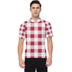 Gingham - 4096x4096px - 300dpi14 Men s Short Sleeve Rash Guard