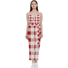 Gingham - 4096x4096px - 300dpi14 V-neck Camisole Jumpsuit