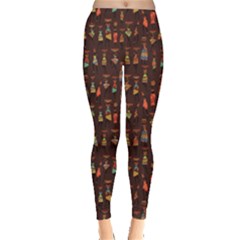 Dark Brown African Leggings  by CoolDesigns