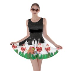 Stars Black Busy Santa Skater Dress by CoolDesigns