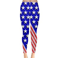 Us Flag Leggings  by CoolDesigns