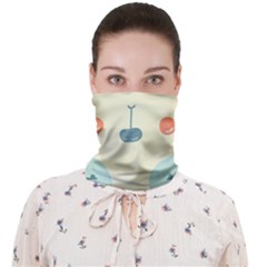 Kawaii Bear Face Pattern Lght Yellow Face Covering Bandana (adult) by CoolDesigns