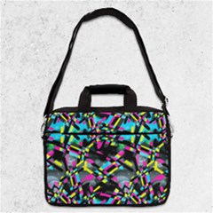 Colorful Abstract Aztect Stars 13  Shoulder Laptop Bag  by CoolDesigns