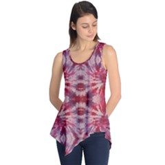 Red Tie Dye Tunic Top by CoolDesigns