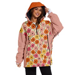 Floral Pattern Shawl Women s Ski And Snowboard Waterproof Breathable Jacket by flowerland