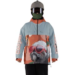 My Love Dog Colorful Men s Ski And Snowboard Waterproof Breathable Jacket by Givinglala