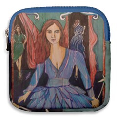 Charbella Fashions (wellington, Nz) Fashion Fairy Mini Square Pouch by CharlotteEllayneWelch