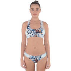 Cello Cross Back Hipster Bikini Set
