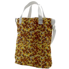 Whimsy Chickens Pattern (ai) Canvas Messenger Bag