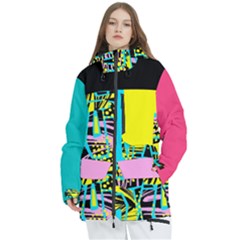 Graffiti Colorful Women s Multi Pockets Zip Ski And Snowboard Waterproof Breathable Jacket by Givinglala