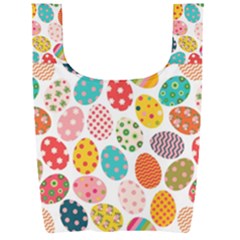 Easter Eggs Pattern, Easter Foldable Shopping Bag