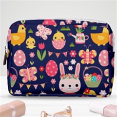 Bunny - Easter Pattern Make Up Pouch (medium)