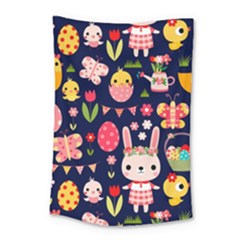 Bunny - Easter Pattern Small Tapestry
