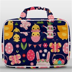 Bunny - Easter Pattern Travel Toiletry Bag With Hanging Hook