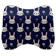 Cute Bunny Pattern, Easter, Koteto Velour Head Support Cushion