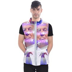 Donald Trump Flag Men s Puffer Vest by vintagetrump