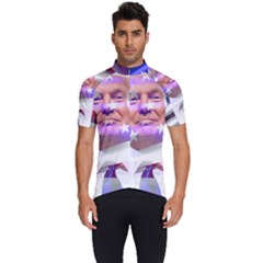 Donald Trump Flag Men s Short Sleeve Cycling Jersey by vintagetrump