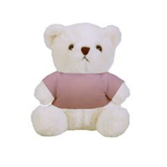 Pink Lace To Chocolate Brown Linear Gradient Full Print Cuddly Teddy Bear