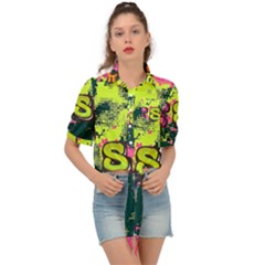 Neon Jesus 8375771 Tie Front Shirt 