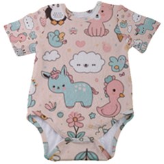 Cute, Calming Baby Short Sleeve Bodysuit by thatfashion