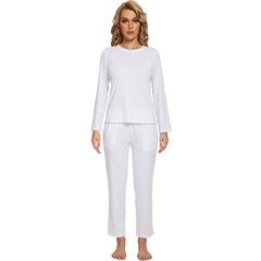 Womens  Long Sleeve Lightweight Pajamas Set Icon