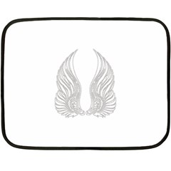 Angel Bling Wings Twin-sided Mini Fleece Blanket by artattack4all
