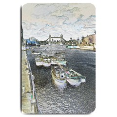River Thames Art Large Door Mat by Londonimages