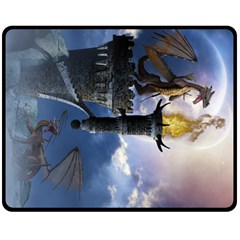Dragon Land 2 Fleece Blanket (medium) by gatterwe