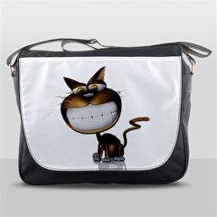 Funny Cat Messenger Bag by cutepetshop
