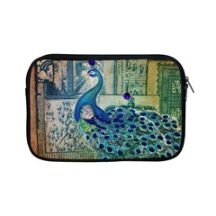 French Scripts Vintage Peacock Floral Paris Decor Apple Ipad Mini Zipper Case by chicelegantboutique