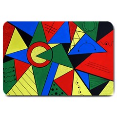 Modern Art Large Door Mat by Siebenhuehner
