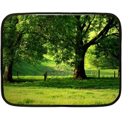 Trees Mini Fleece Blanket (two Sided) by Siebenhuehner