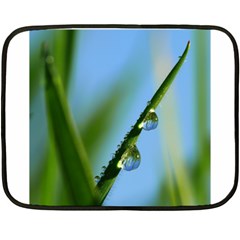 Waterdrops Mini Fleece Blanket (two Sided) by Siebenhuehner