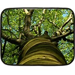 Tree Mini Fleece Blanket (Two Sided) 35 x27  Blanket Back