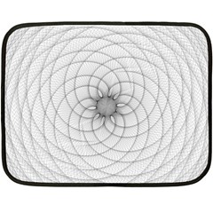 Spirograph Mini Fleece Blanket (two Sided) by Siebenhuehner