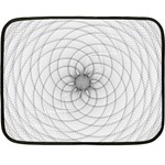 Spirograph Mini Fleece Blanket (Two Sided) 35 x27  Blanket Back