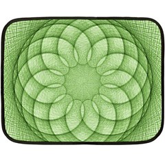 Spirograph Mini Fleece Blanket (two Sided) by Siebenhuehner