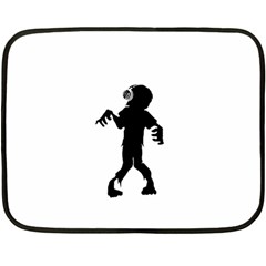 Zombie Boogie Mini Fleece Blanket (two Sided) by willagher