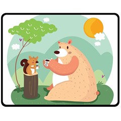 Tea Time Fleece Blanket (medium) by Contest1771913