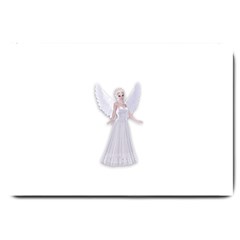 Beautiful Fairy Nymph Faerie Fairytale Large Door Mat by goldenjackal