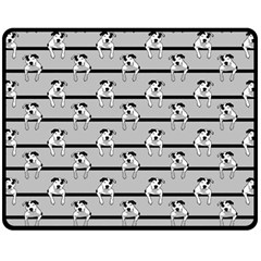 Pit Bull T-bone Fleece Blanket (medium) by Contest1657721