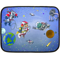 Interplanetary High Five/three Mini Fleece Blanket (single Sided) by Contest1732250