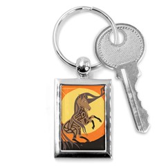 Embracing The Moon Key Chain (rectangle)