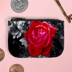 Red Rose Coin Change Purse by jotodesign
